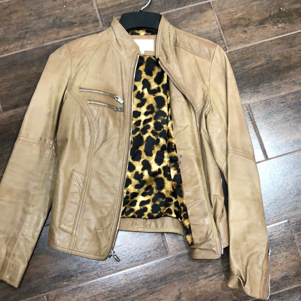 Tab Leather Jacket